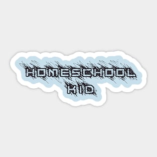 Homeschool Kid Sticker